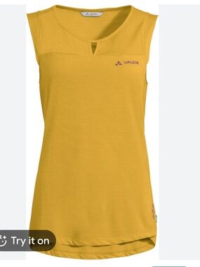 Vaude Women’s Skomer Hiking Top Sleeveless Agave Size Medium